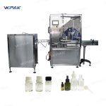 Automaatne e-sigareti vedela õli pudeli täitekorgi korgi masin