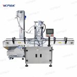 Automaatne lineaarne servo ühe peaga pudeli padrun kruvikorgiga masin