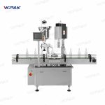 Automaatne pöörlevate plastpudelite sulgemismasin täiteliini jaoks