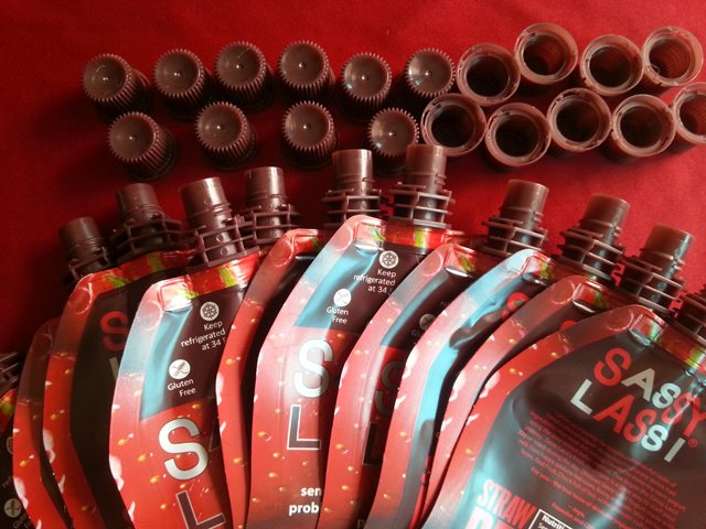 sensatsioonilise maitsega naturaalne probiootiline maasikajogurt