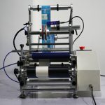 Poolautomaatne ümmarguste pudelite süstlaviaalide märgistamismasin